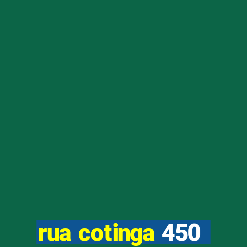 rua cotinga 450