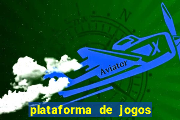 plataforma de jogos nova pagando