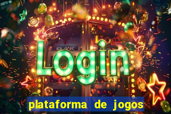 plataforma de jogos nova pagando