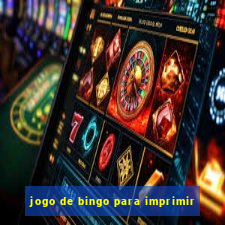 jogo de bingo para imprimir