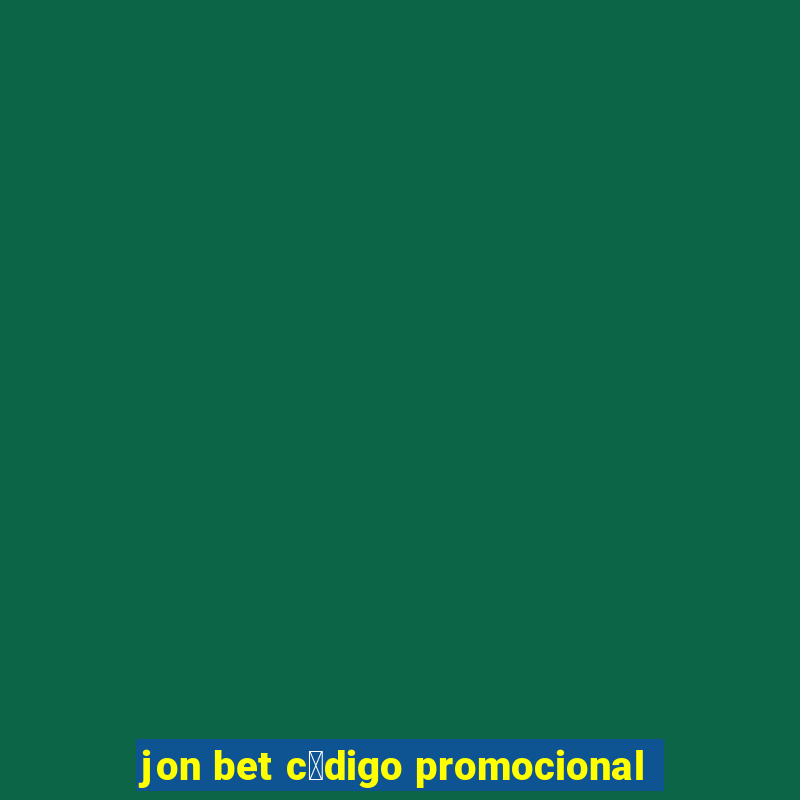 jon bet c贸digo promocional