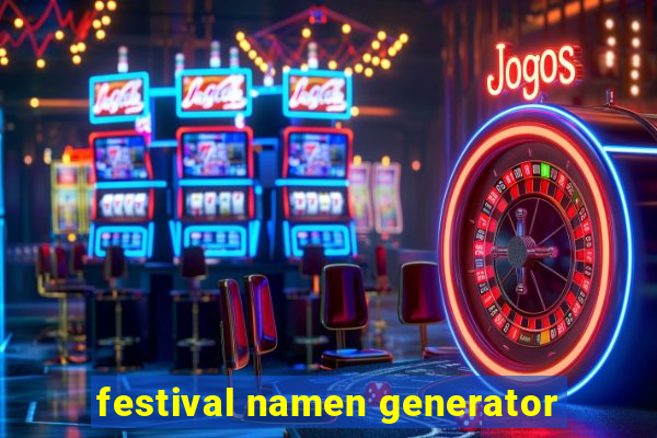 festival namen generator