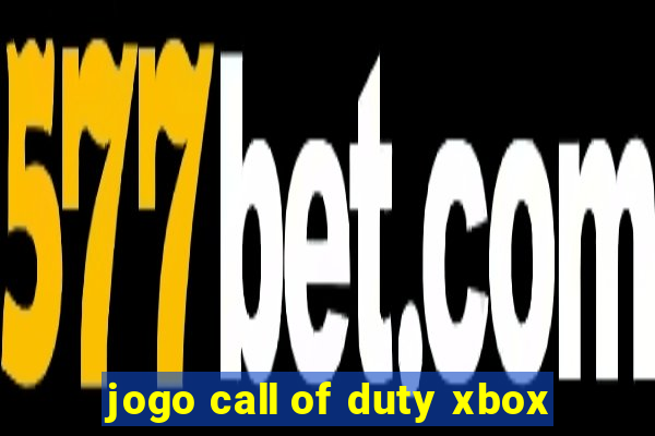 jogo call of duty xbox