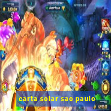 carta solar sao paulo