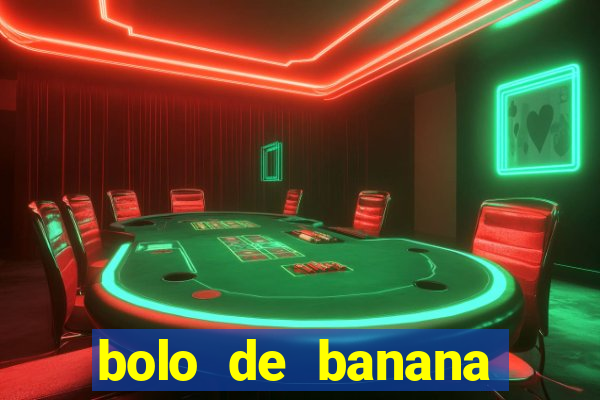 bolo de banana menino prendado