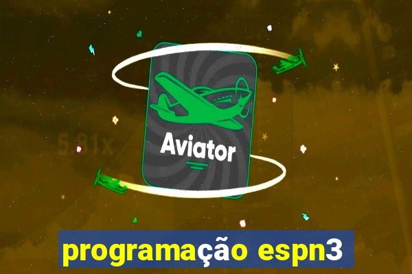 programação espn3