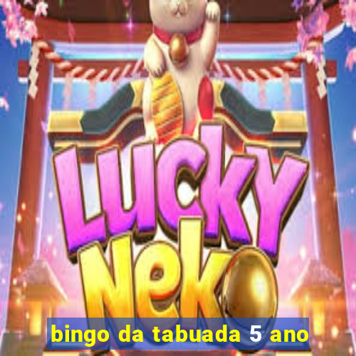 bingo da tabuada 5 ano