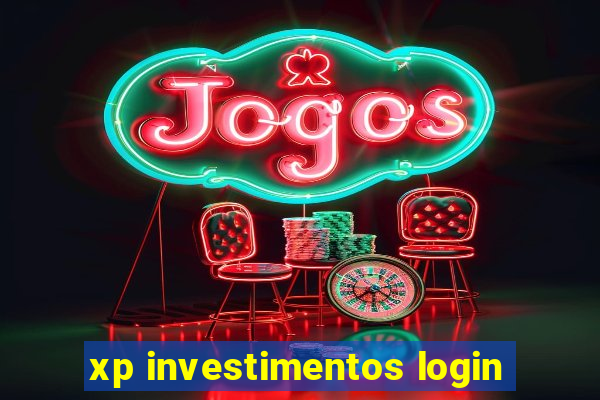 xp investimentos login