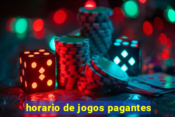 horario de jogos pagantes