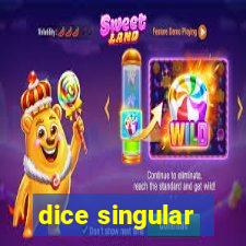 dice singular