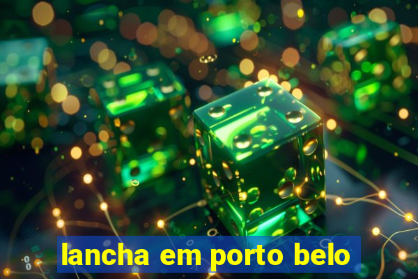 lancha em porto belo