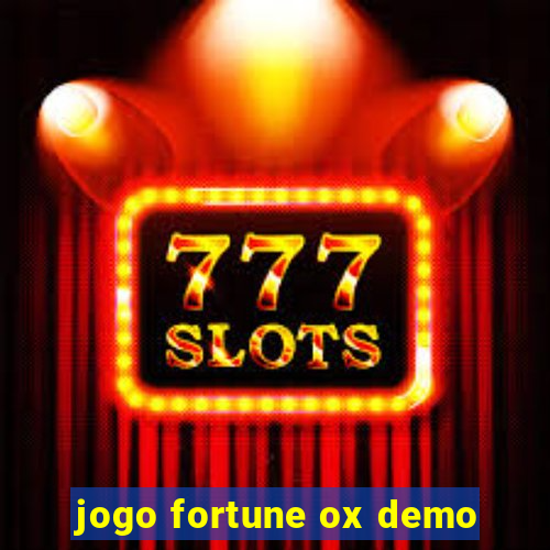 jogo fortune ox demo