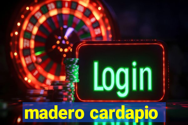 madero cardapio