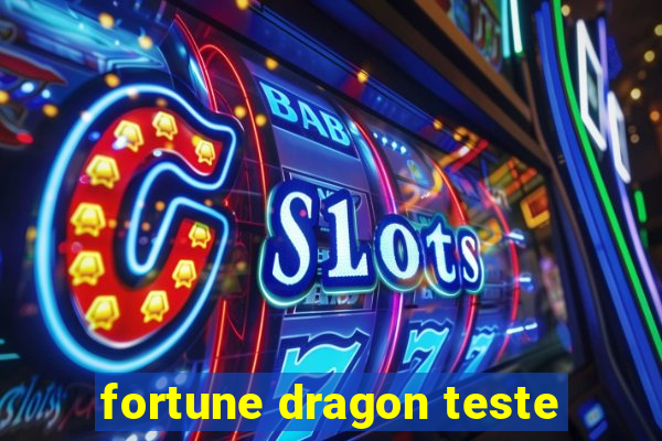 fortune dragon teste