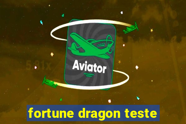 fortune dragon teste