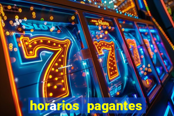 horários pagantes pg soft