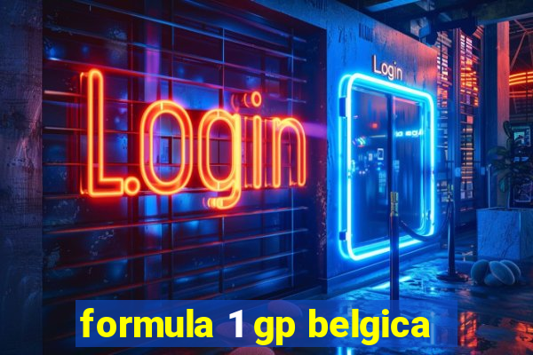 formula 1 gp belgica