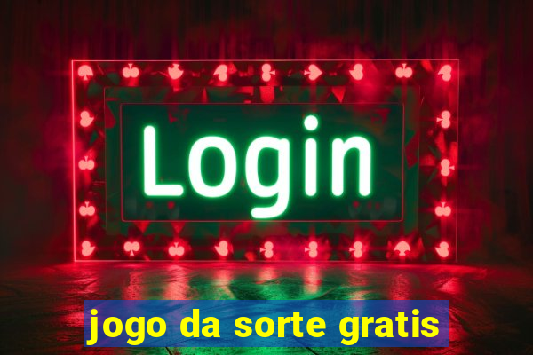 jogo da sorte gratis