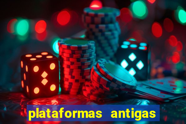 plataformas antigas de jogos