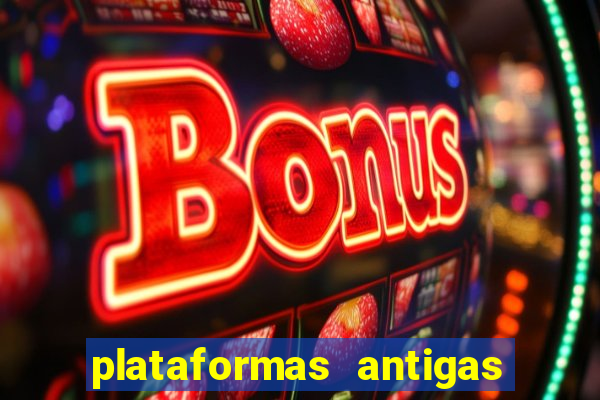 plataformas antigas de jogos