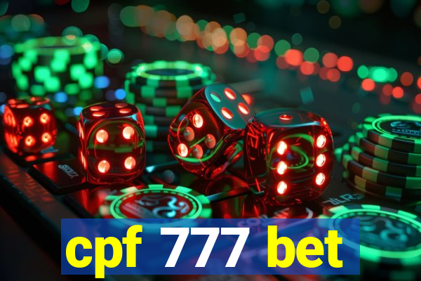 cpf 777 bet