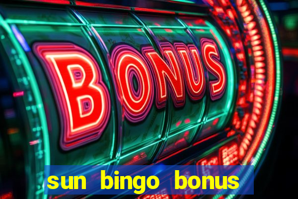 sun bingo bonus terms and conditions