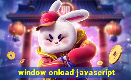 window onload javascript