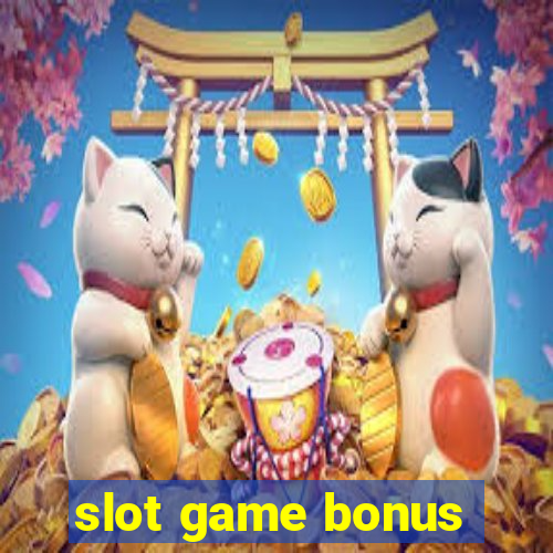 slot game bonus