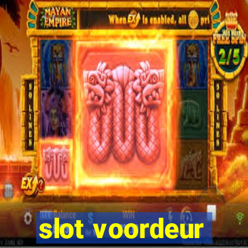 slot voordeur