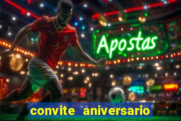 convite aniversario infantil futebol