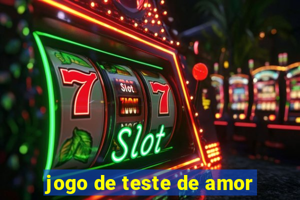 jogo de teste de amor