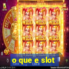 o que e slot