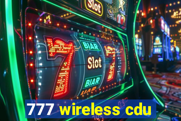 777 wireless cdu