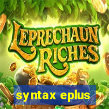 syntax eplus