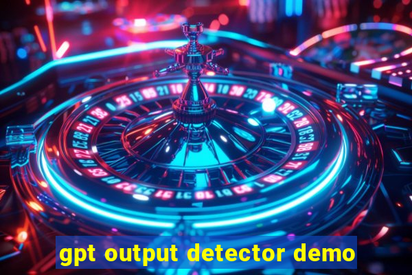 gpt output detector demo