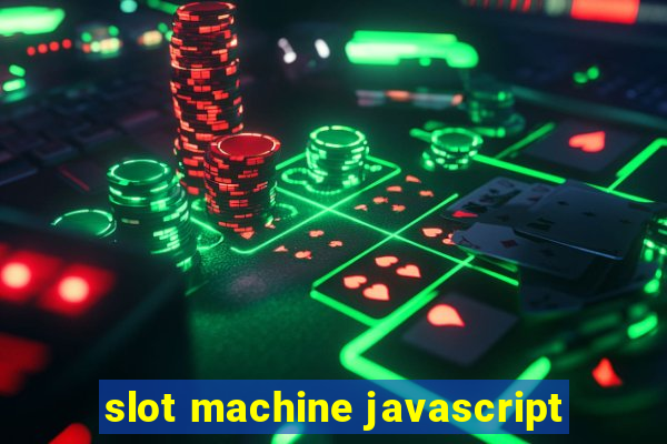 slot machine javascript