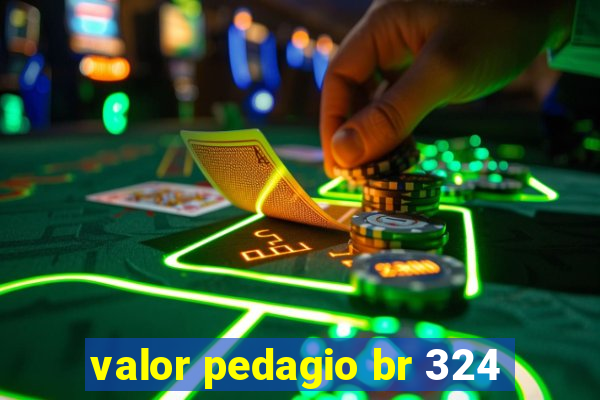 valor pedagio br 324