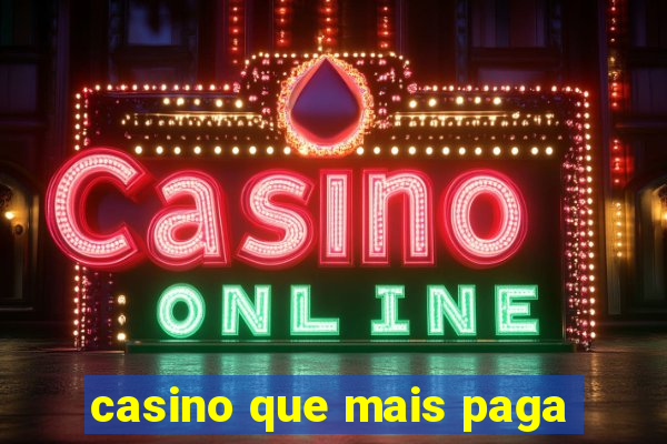 casino que mais paga