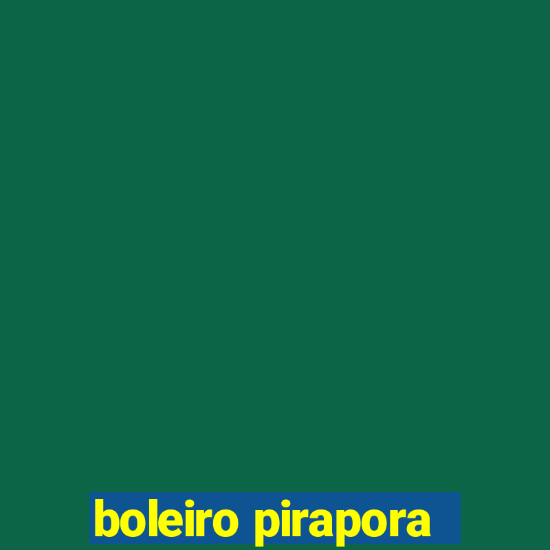 boleiro pirapora