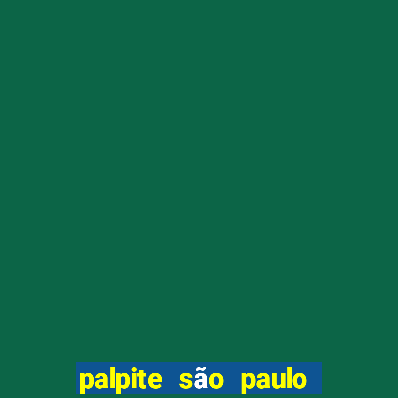 palpite são paulo x grêmio