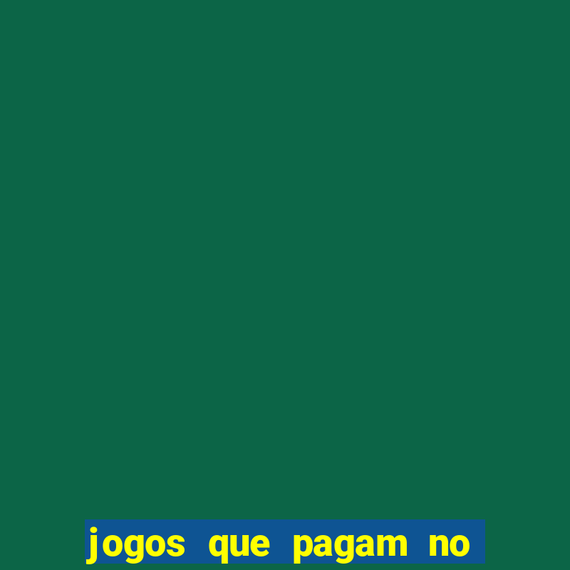 jogos que pagam no pix sem precisar depositar