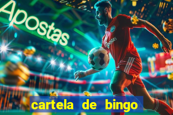 cartela de bingo para chá de bebê