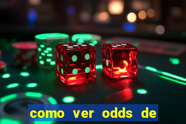 como ver odds de jogos passados