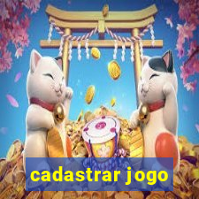 cadastrar jogo