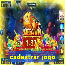 cadastrar jogo