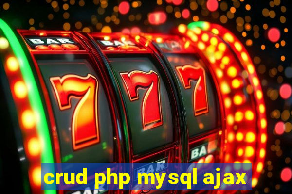 crud php mysql ajax