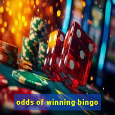 odds of winning bingo