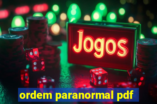 ordem paranormal pdf