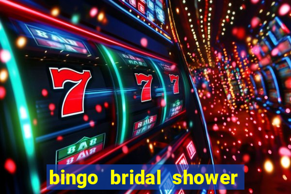 bingo bridal shower games free printables