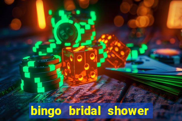 bingo bridal shower games free printables